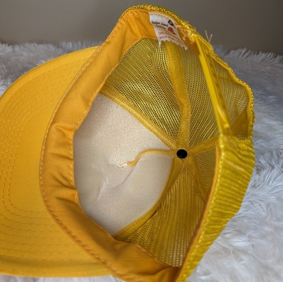 1992 WIAA TRUCKER HAT Adjustable Snap Back Ringed Brim VINTAGE WISCONSIN - Picture 5 of 12